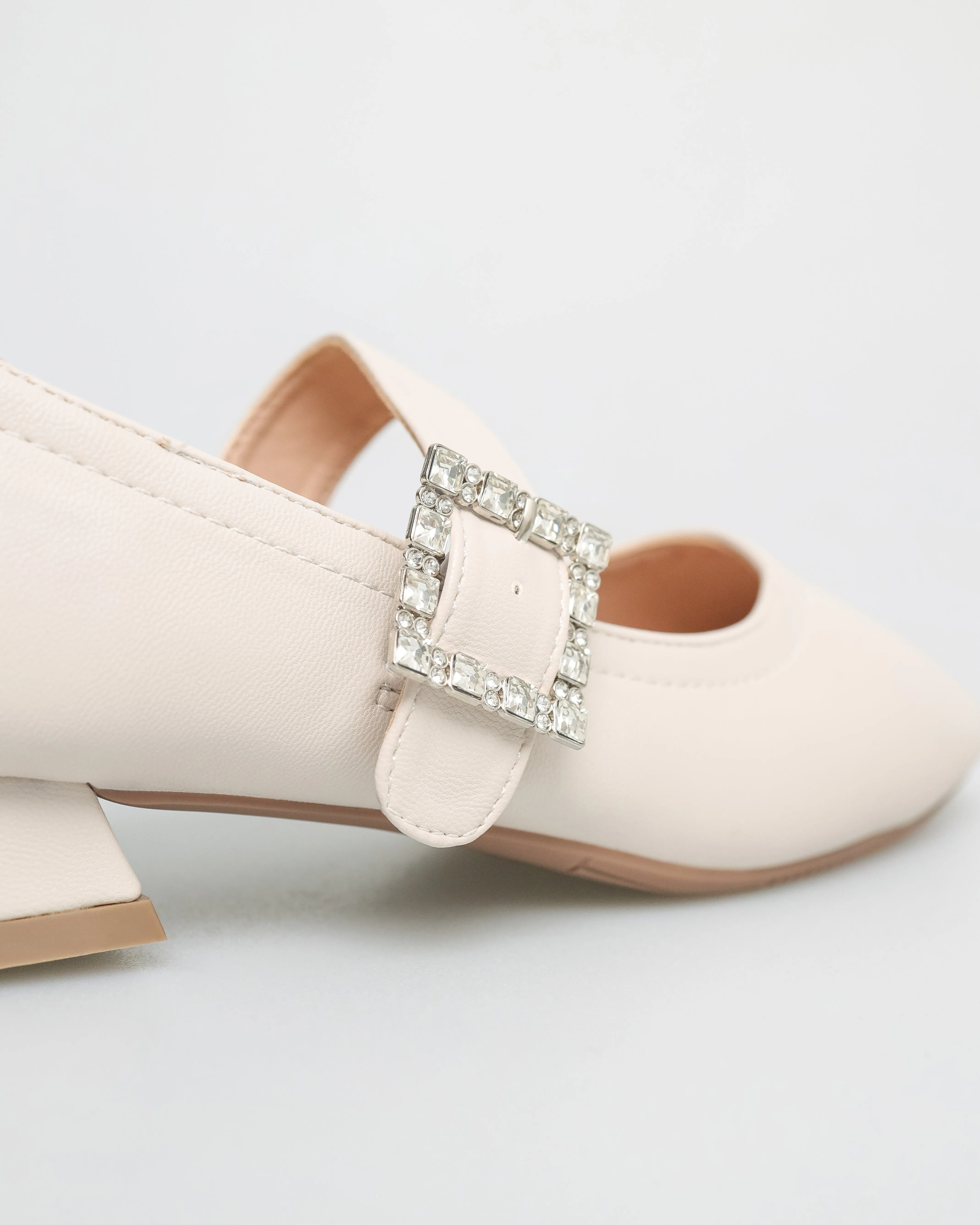 Tomaz NN303 Ladies Ballerina Buckle Low Heels