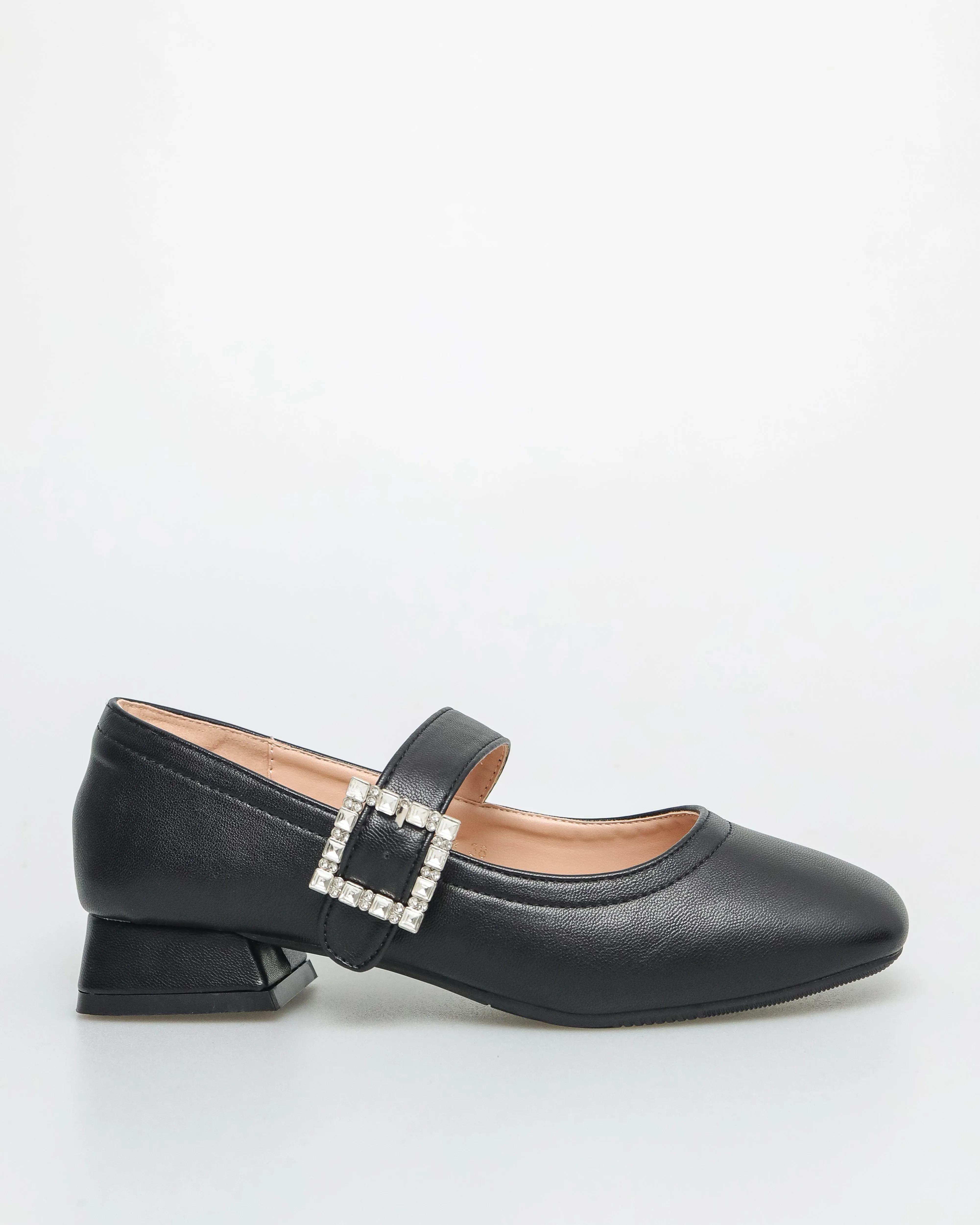 Tomaz NN303 Ladies Ballerina Buckle Low Heels