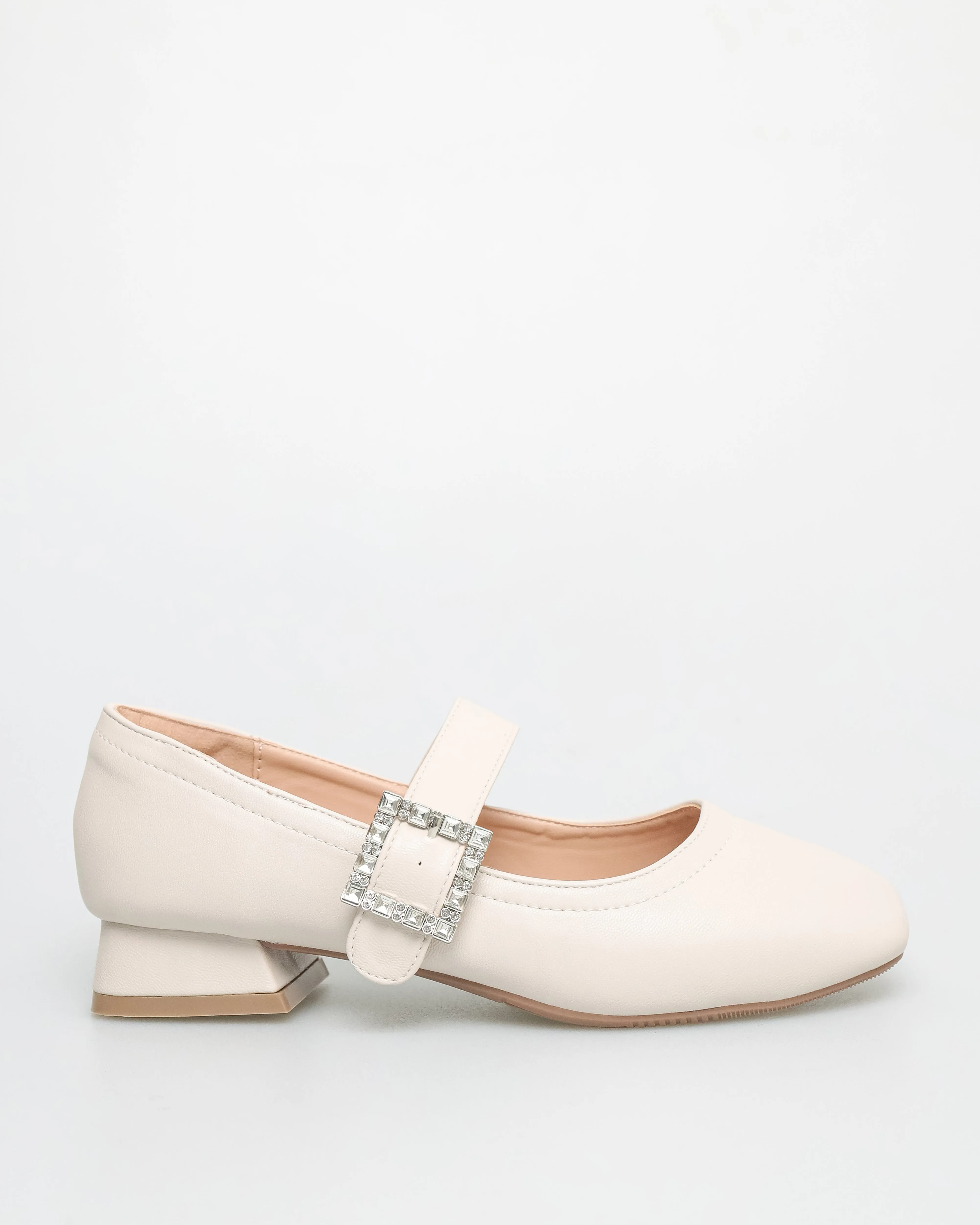 Tomaz NN303 Ladies Ballerina Buckle Low Heels