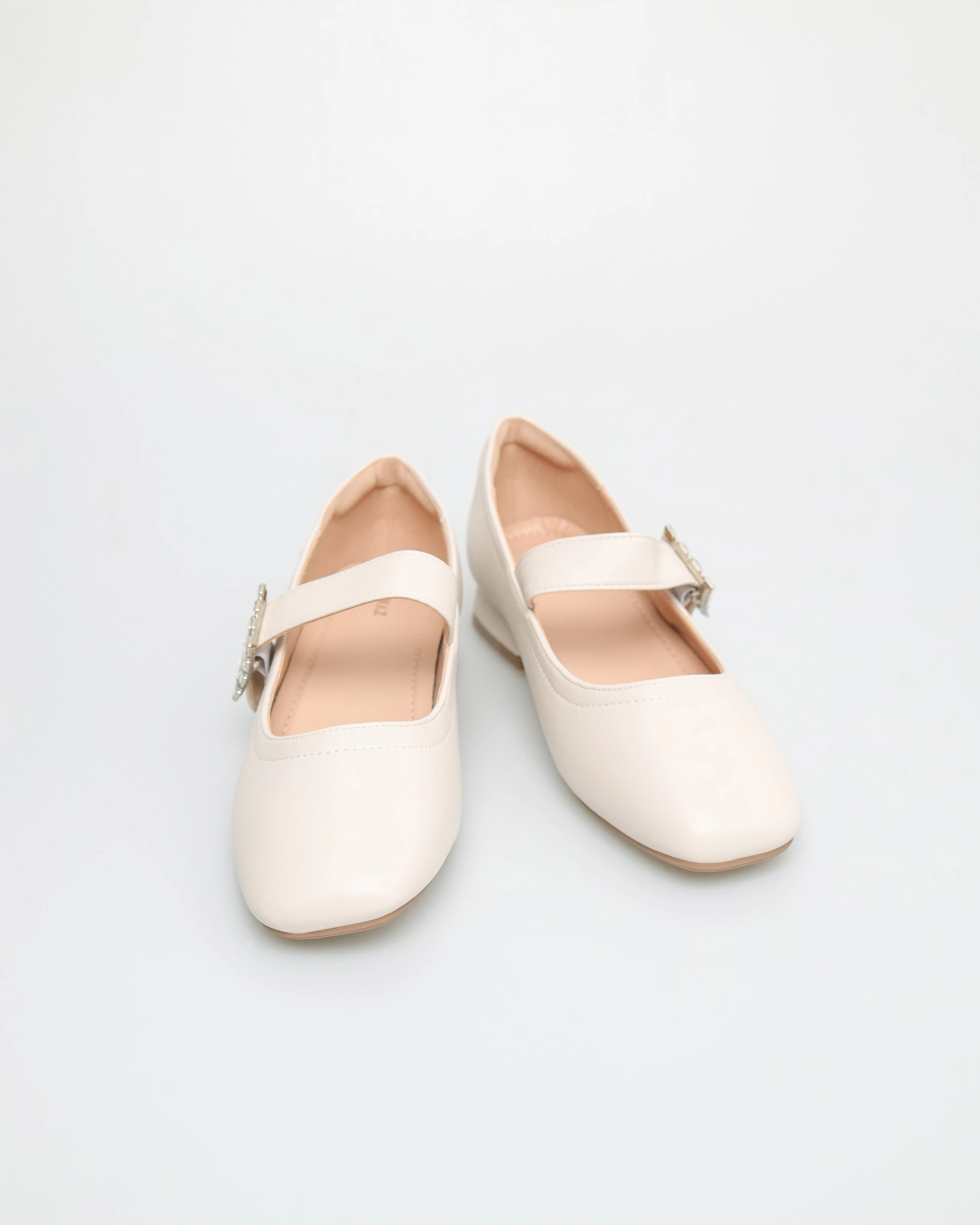 Tomaz NN303 Ladies Ballerina Buckle Low Heels