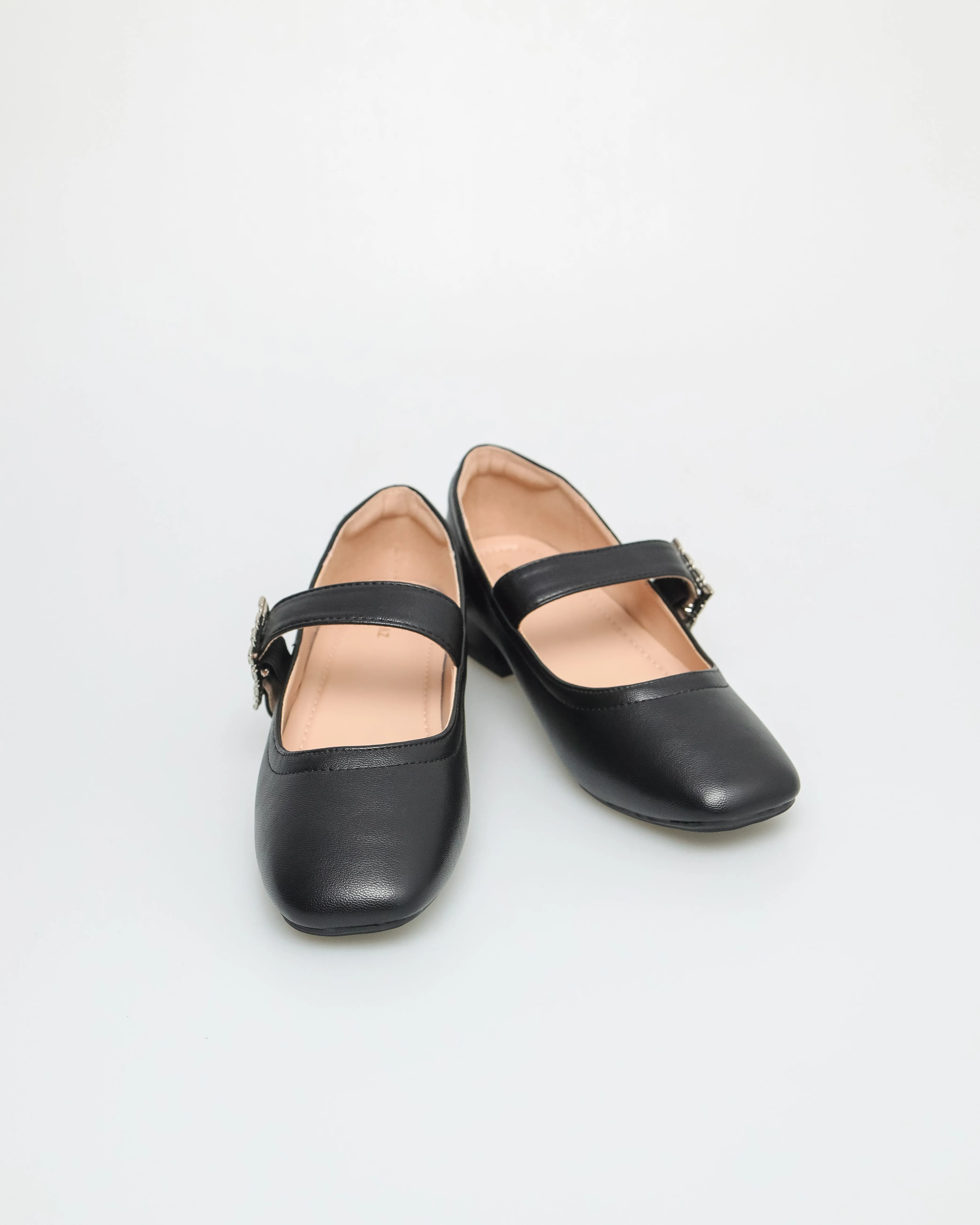 Tomaz NN303 Ladies Ballerina Buckle Low Heels