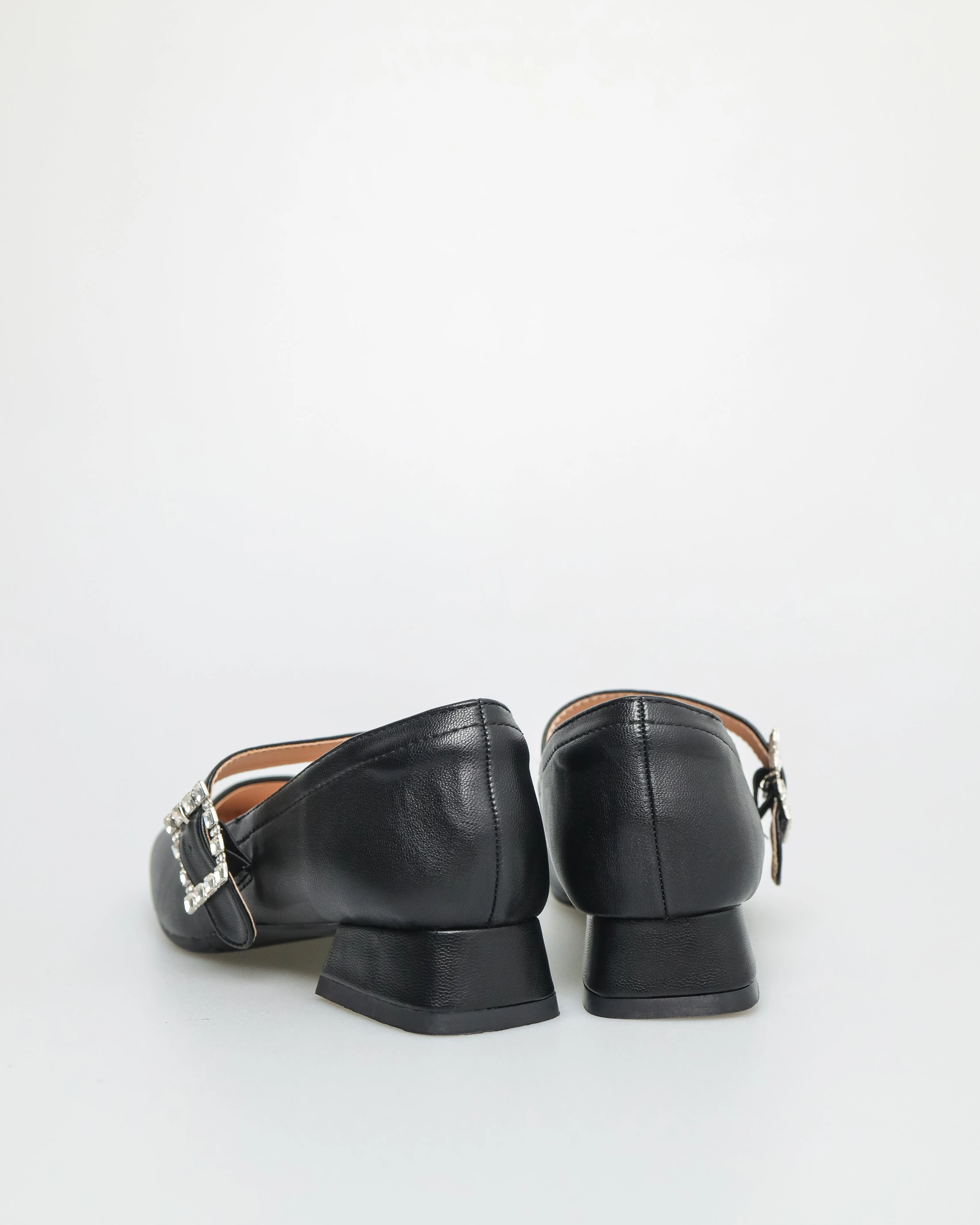 Tomaz NN303 Ladies Ballerina Buckle Low Heels