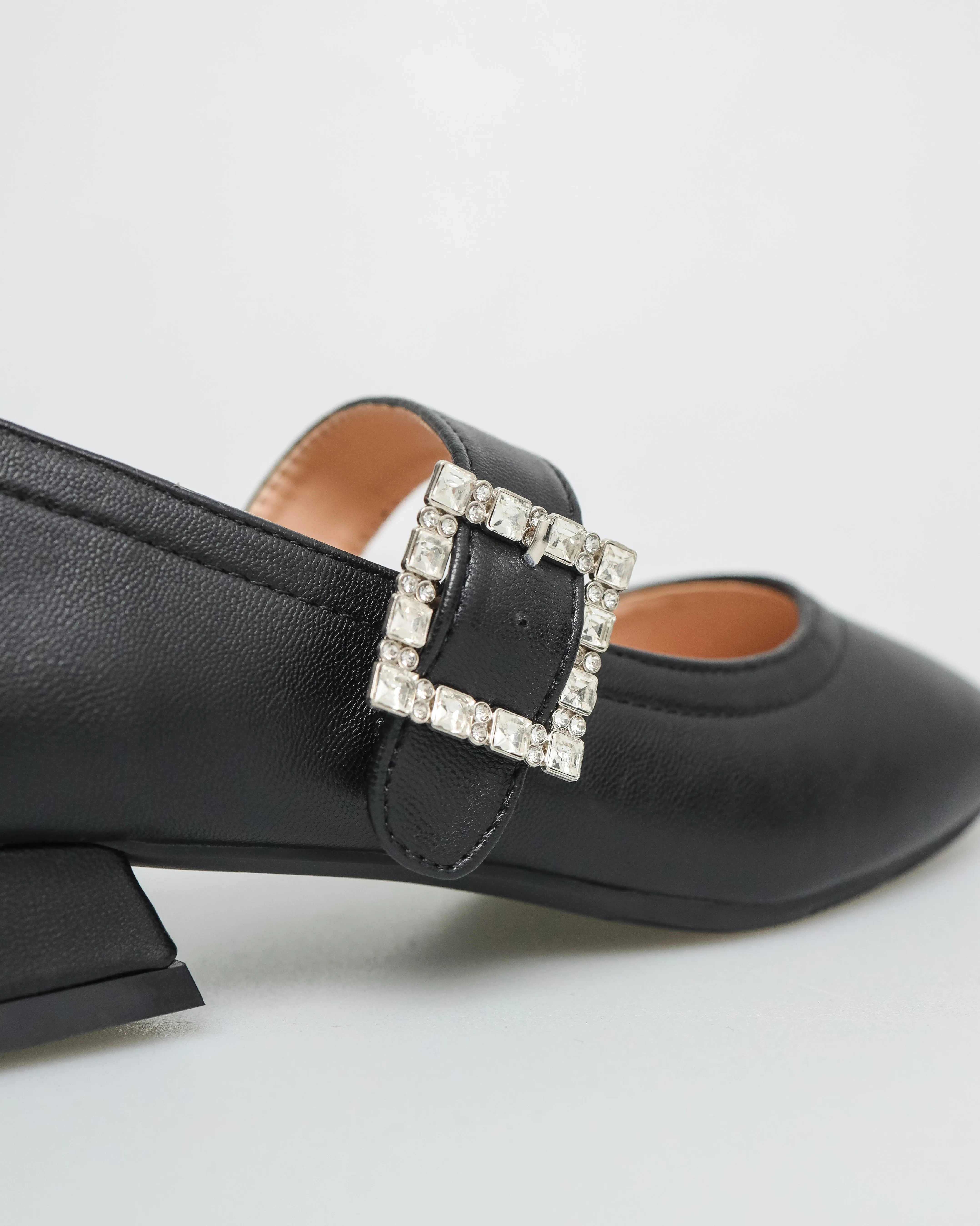 Tomaz NN303 Ladies Ballerina Buckle Low Heels