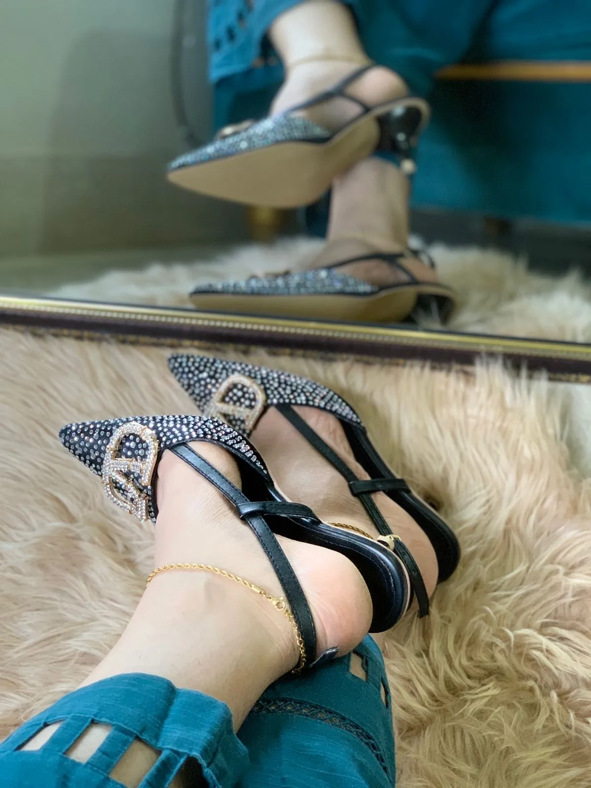 VALNTINO heel golden