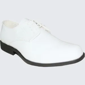 White Tuxedo Shoes Patent Leather Mens Round Toe by Jean Yves
