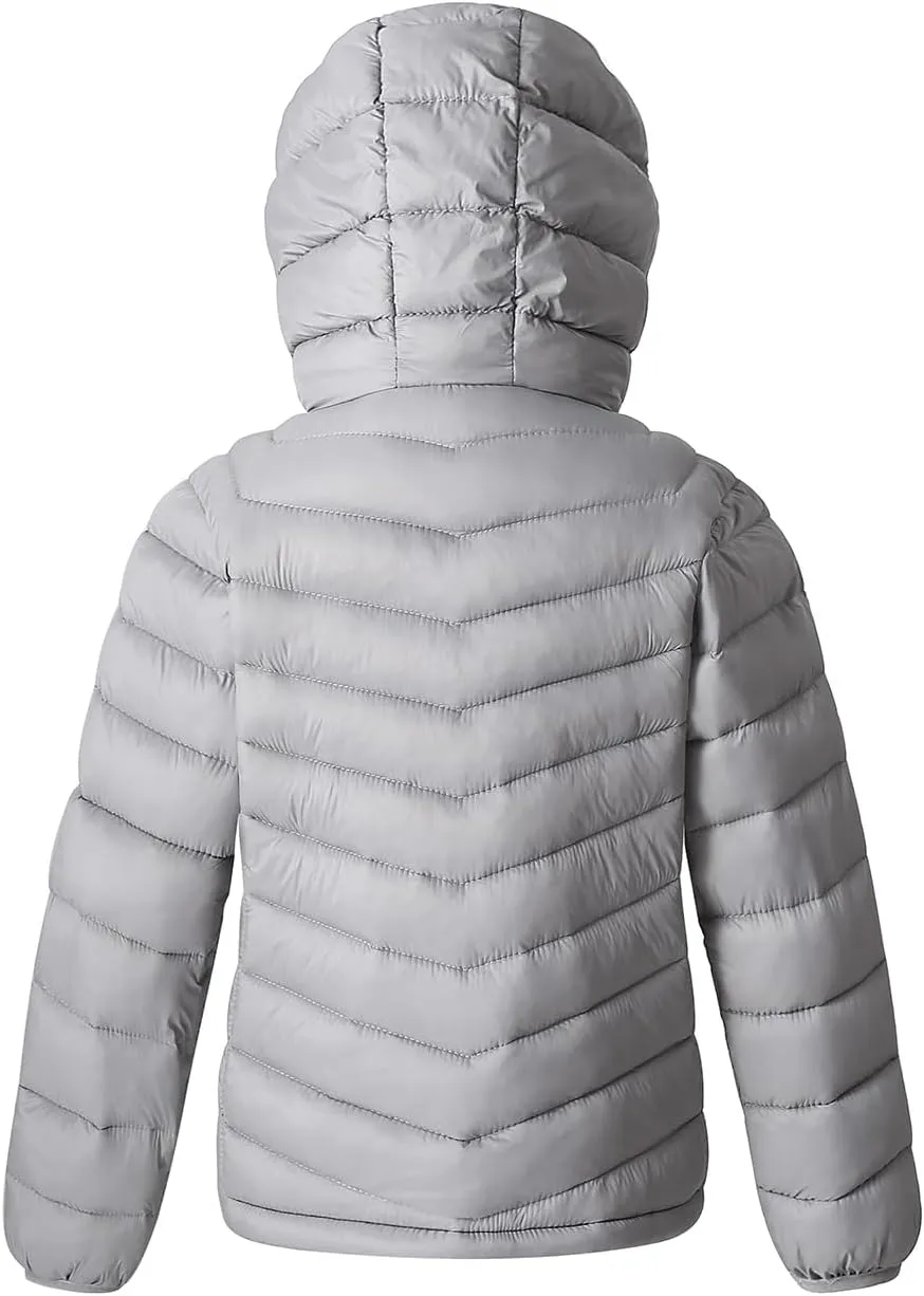 Winter Puffer Jacket Waterproof Hooded Coat Lightweight Clothes For Kids Boys