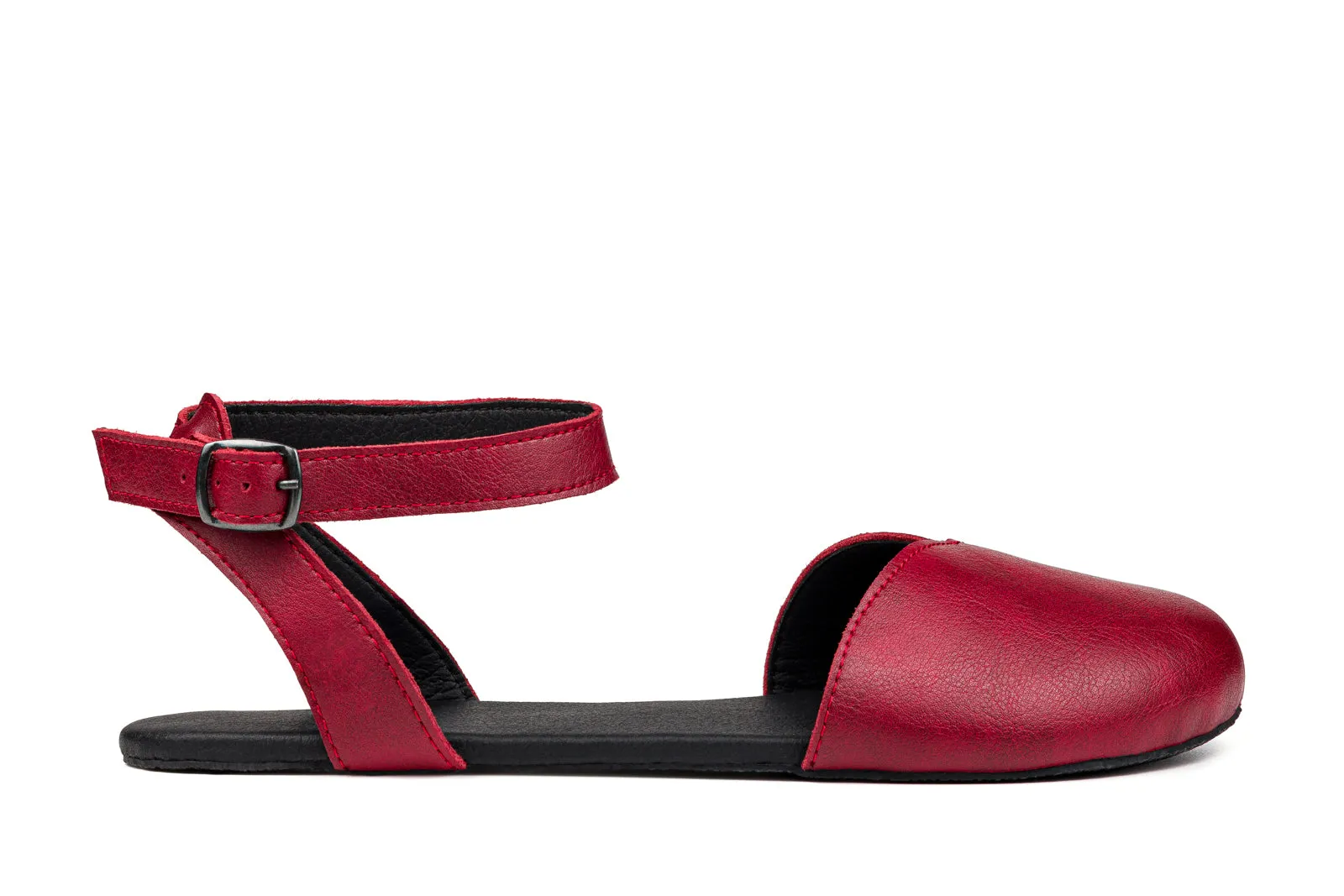 Women’s Ballerina barefoot burgundy dress shoes