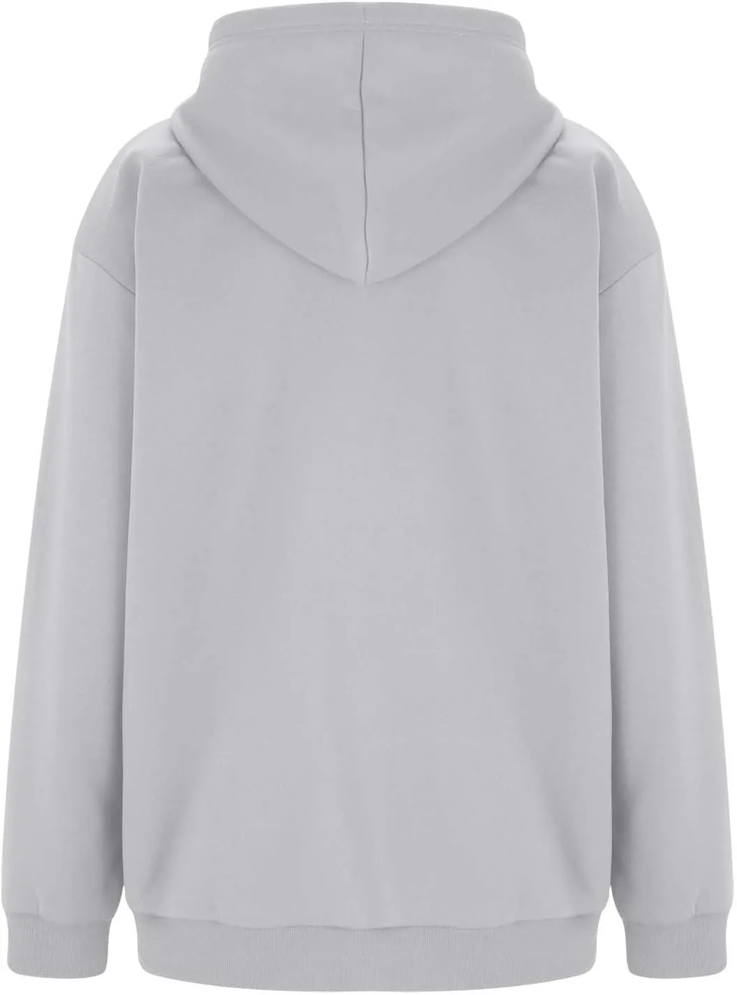 Women's Oversized Hoodies Fleece Lined Zip Up Sweatshrits Casual Fall Jackets Loose Fit Sweatshirt with Pockets