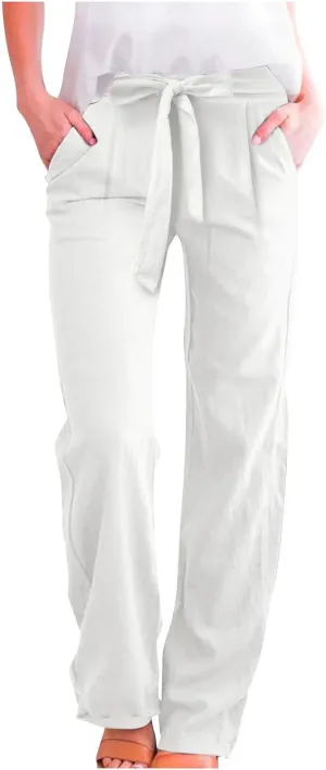 Women's Tactical Pants Jean Skirt Long Leggings for Women Plus Size Pack Loose fit Linen high Waisted Pants Women Brand Split Apparel Skirt Leggings with Pockets for Women Plus Size for