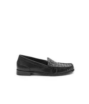 Woven Loafer in Black