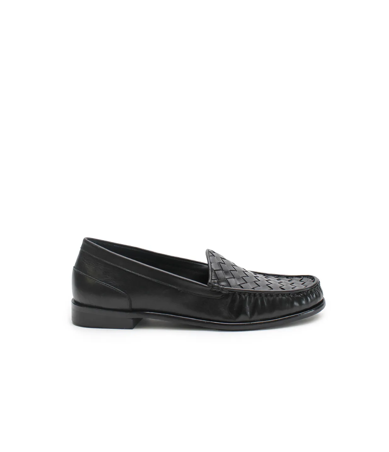 Woven Loafer in Black