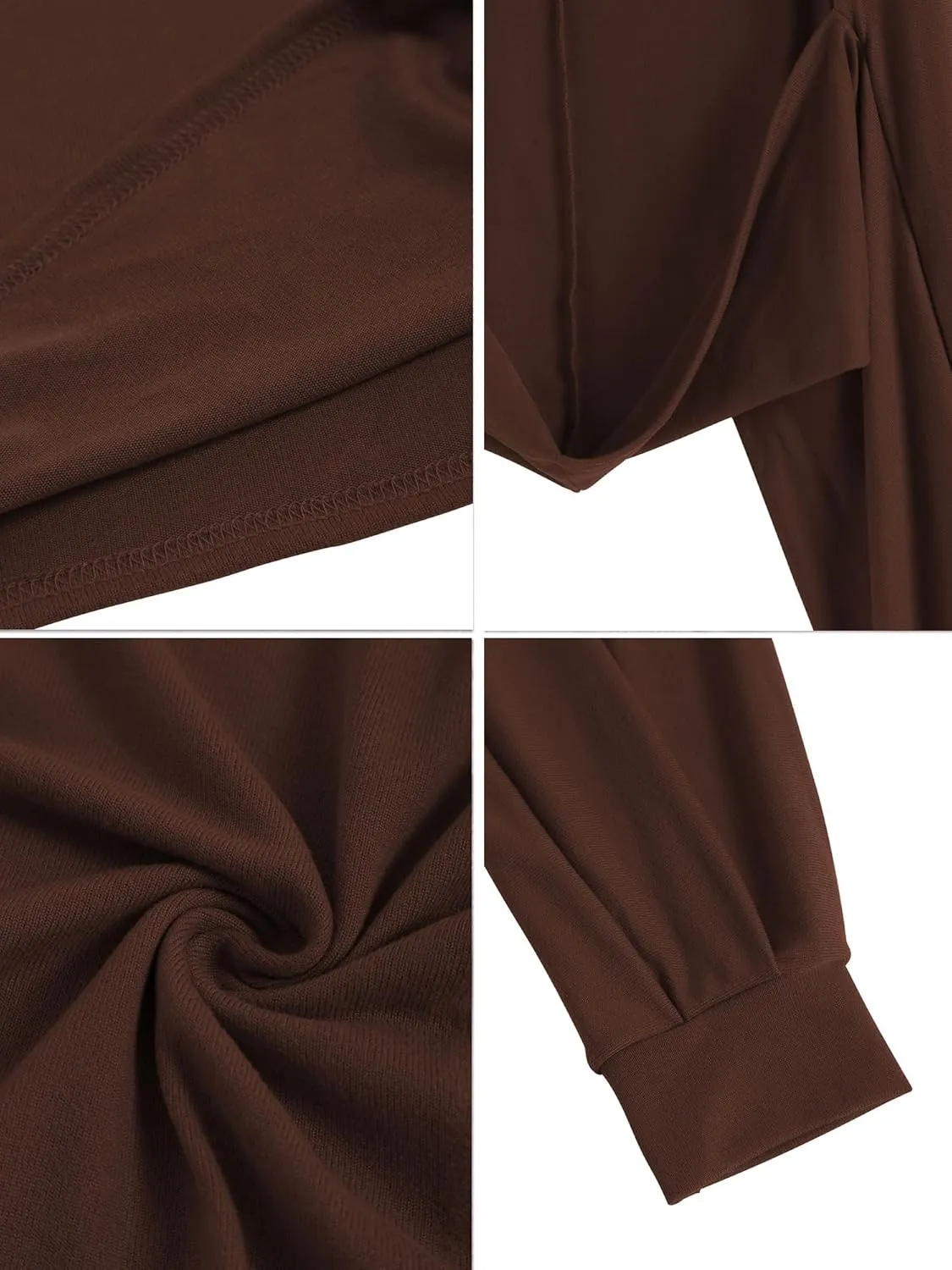 ZAFUL Women's Sheer Shrug Y2K Long Sleeve Cardigans 2025 Irregular Tie Front Bolera