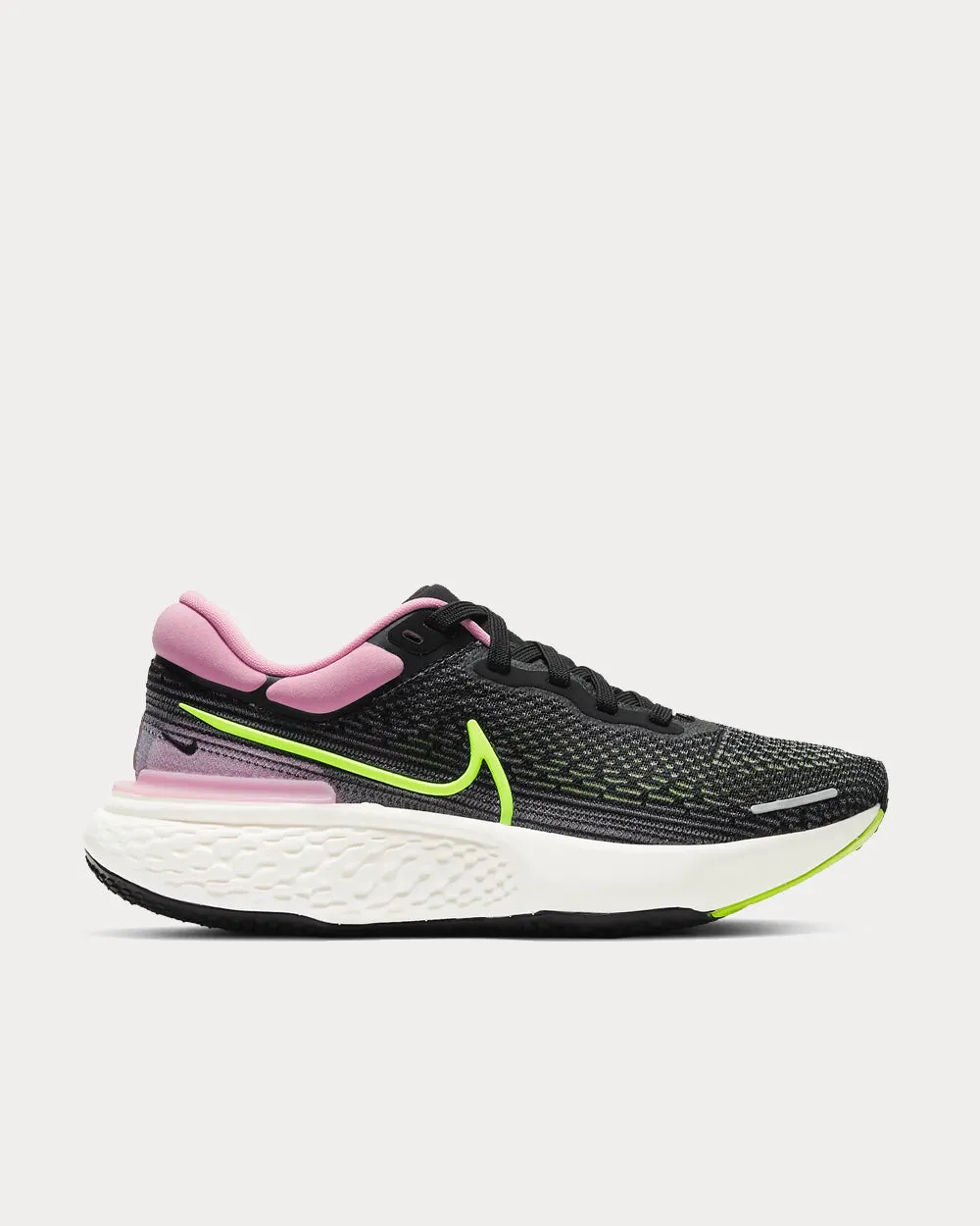 ZoomX Invincible Run Flyknit Black/Elemental Pink/Cyber Running Shoes