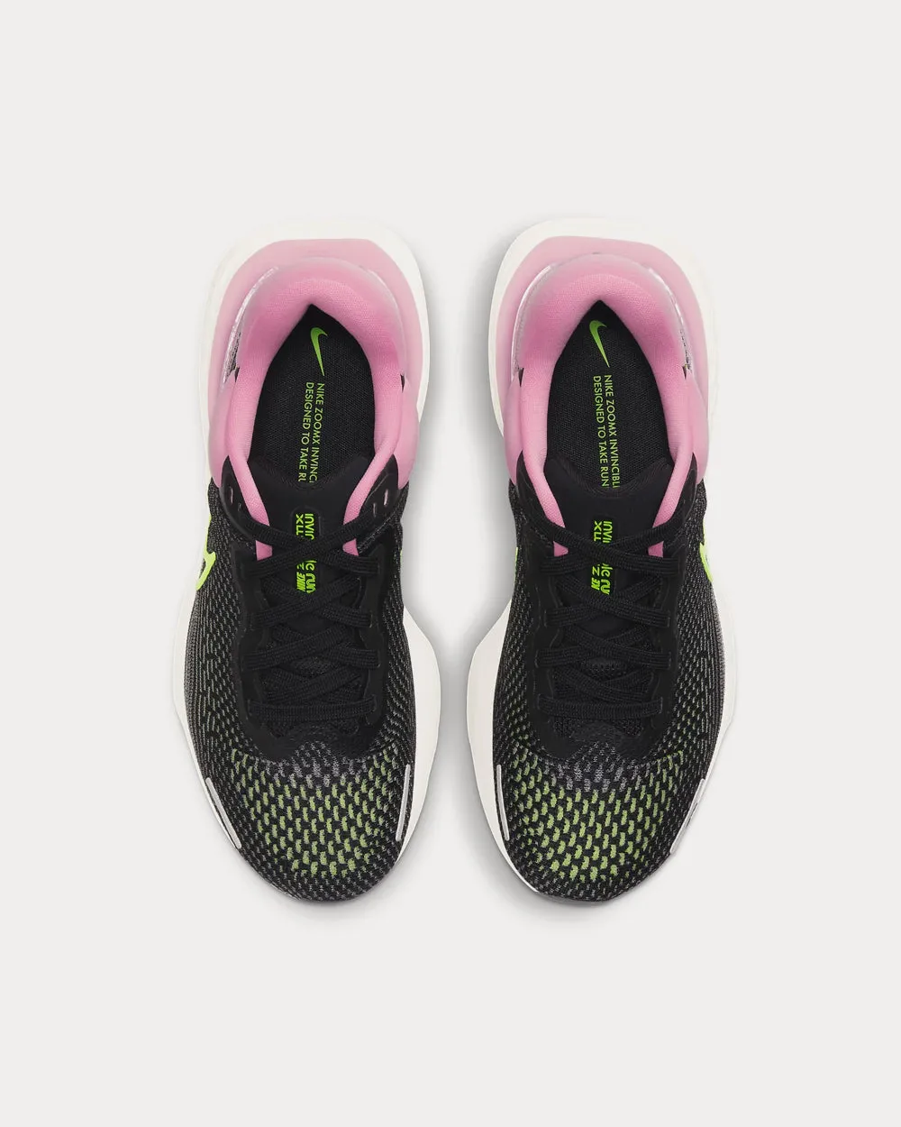 ZoomX Invincible Run Flyknit Black/Elemental Pink/Cyber Running Shoes